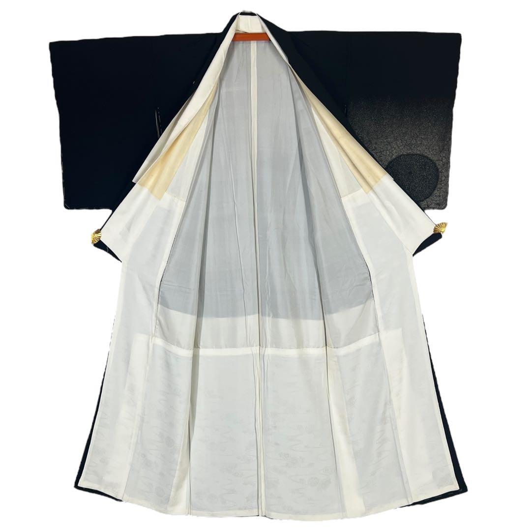 アンティーク着物　五つ紋入り　お召