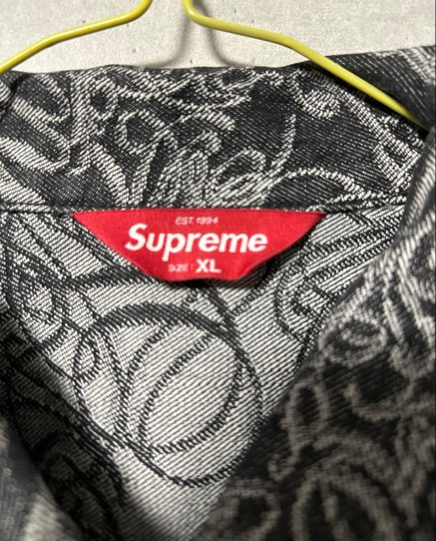 ジャケット・アウター supreme denim jacket Black