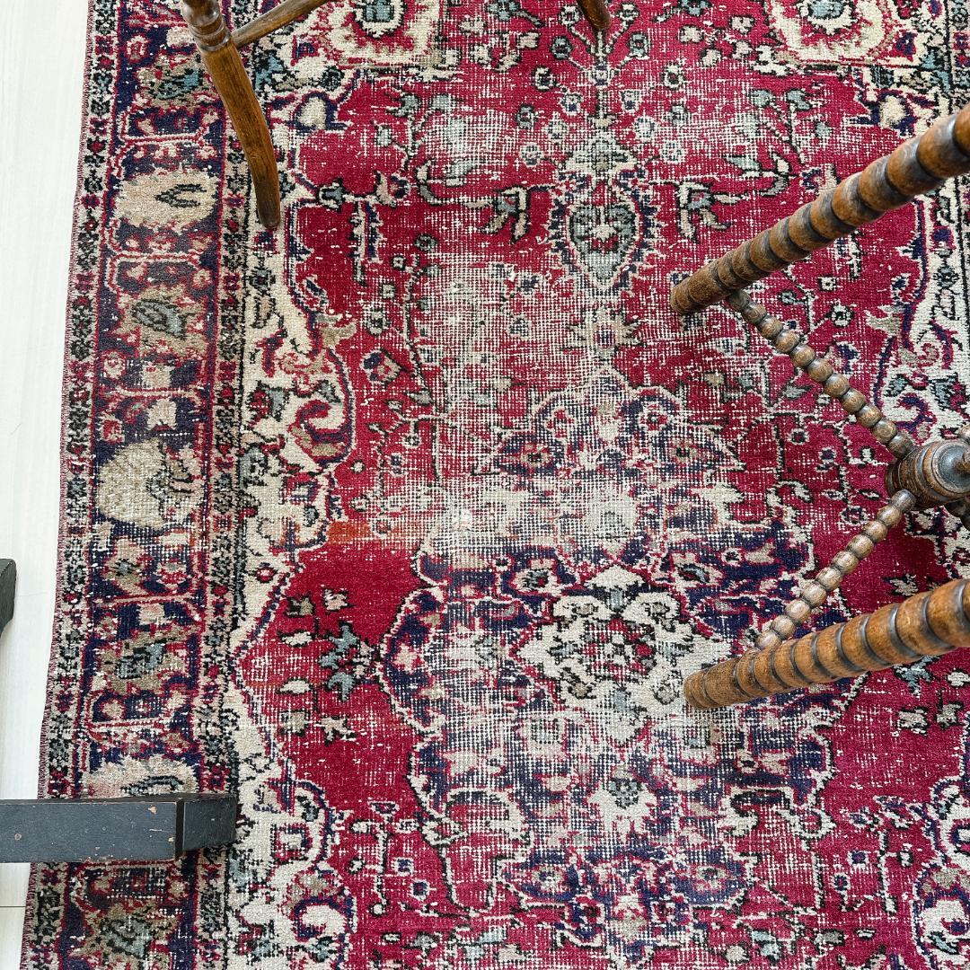 actn202 トルコ ヴィンテージラグ A112