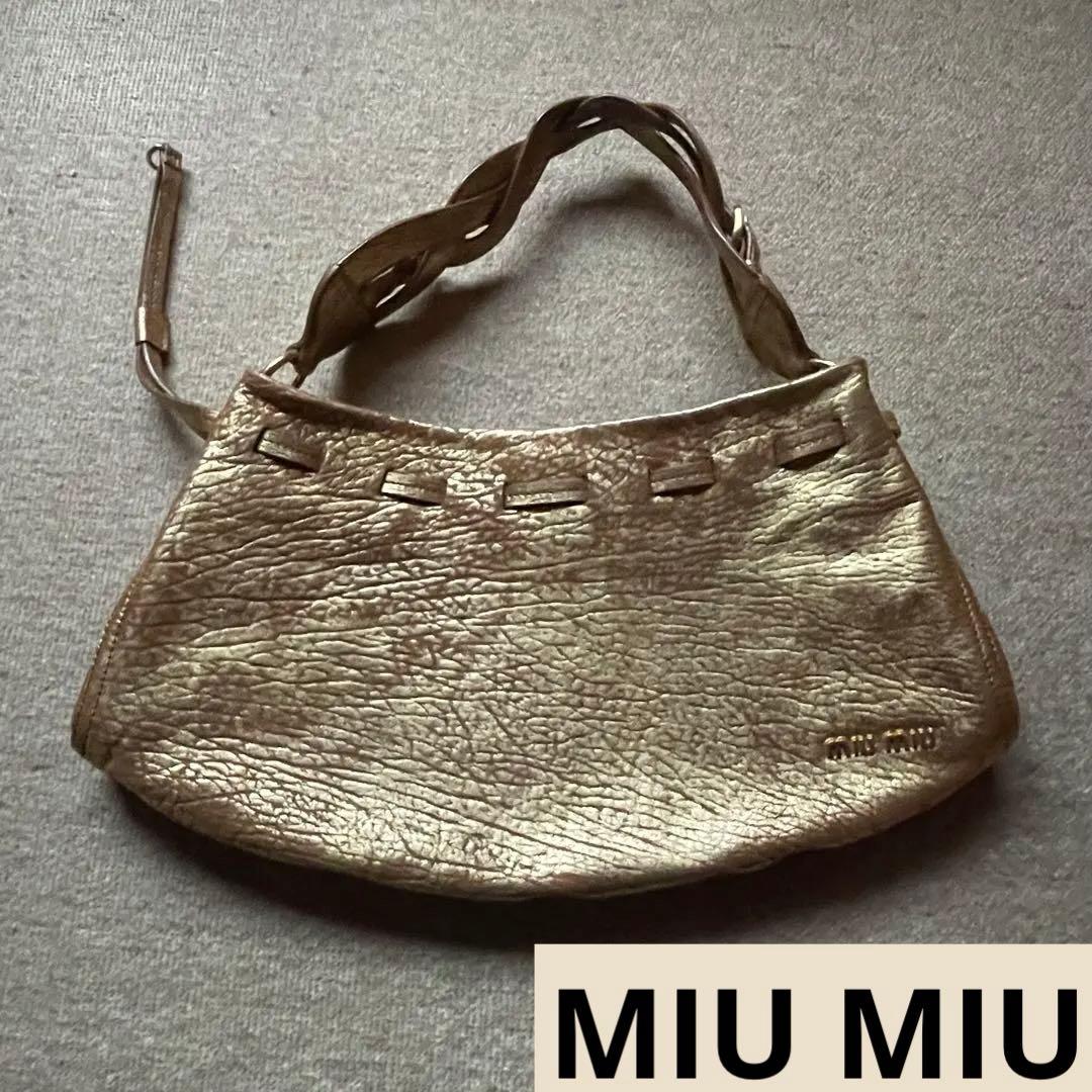 MIU MIU ミュウミュウ バッグ バック bag ゴールド ショルダーバッグ