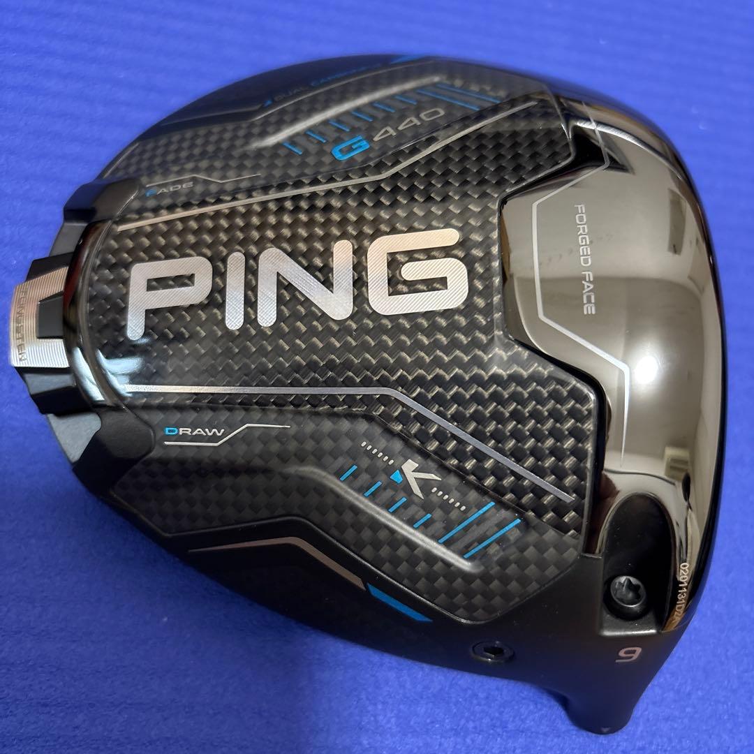 最新 PING G440K ドライバー ヘッド 9.0°