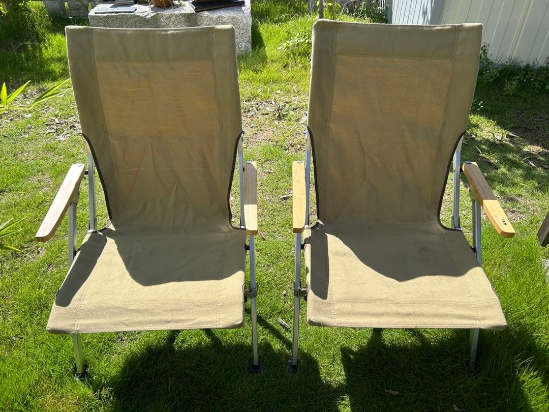 スノーピーク チェア2脚セット　クッション付き
