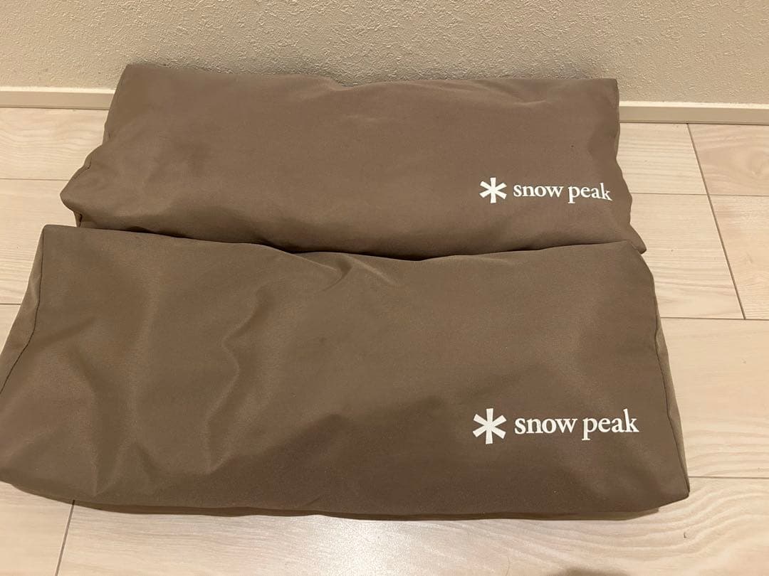 スノーピーク チェア2脚セット　クッション付き