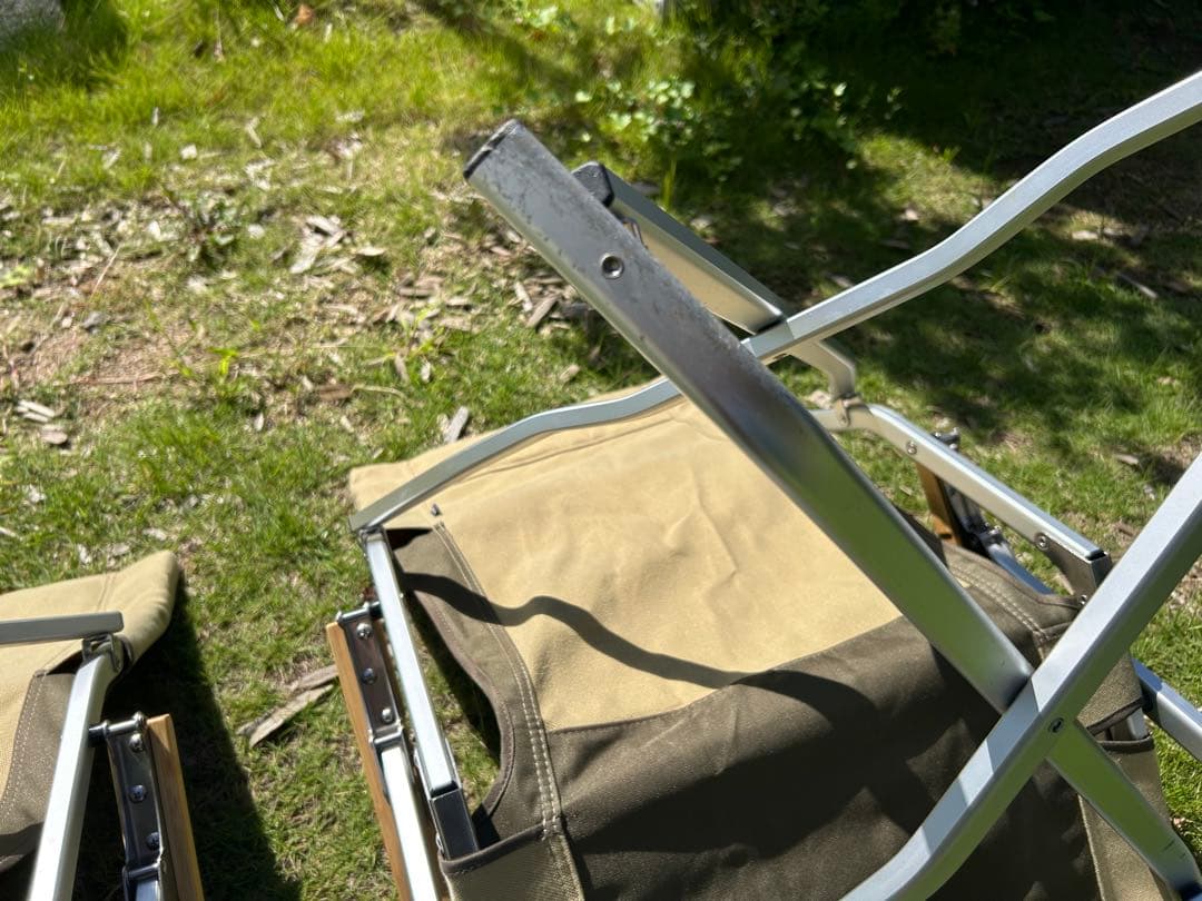 スノーピーク チェア2脚セット　クッション付き