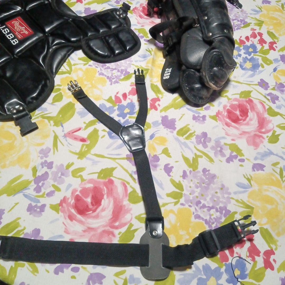 キャッチャー用プロテクター JB8.8 大人用 黒