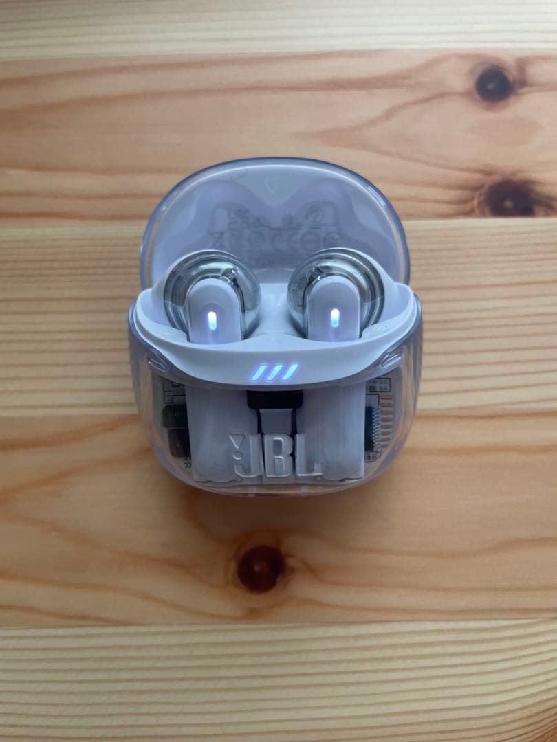 JBL TUNE FLEX 2 ワイヤレスイヤホン　スケルトン