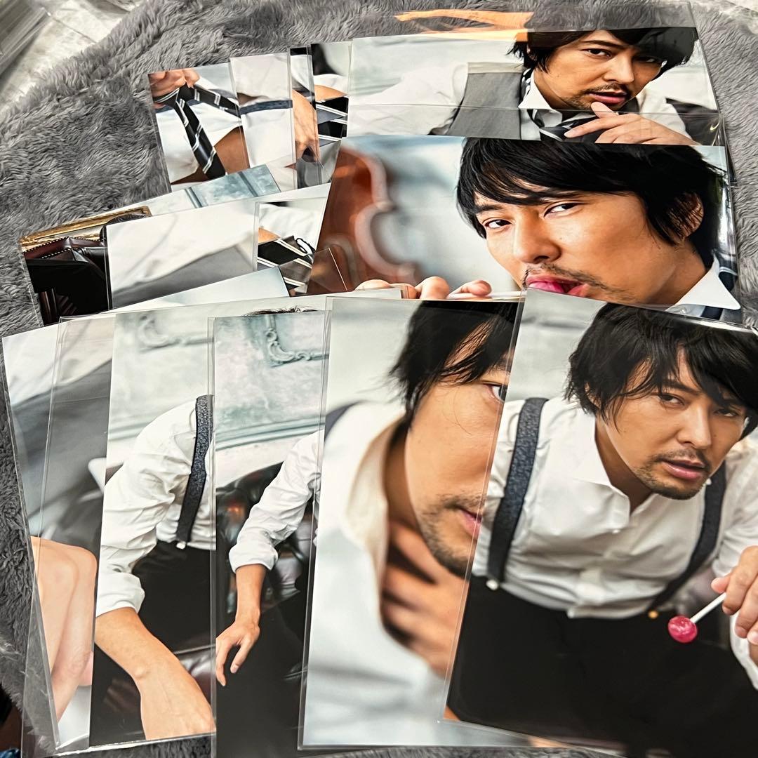 吉野裕行 大判2L生写真 16枚セット レア 声優 吉野裕行と読書会 小学館