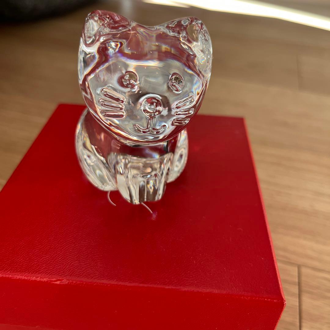 【新品】バカラ　ミニマルズキャット　猫　ネコ　ねこ置物　オブジェ