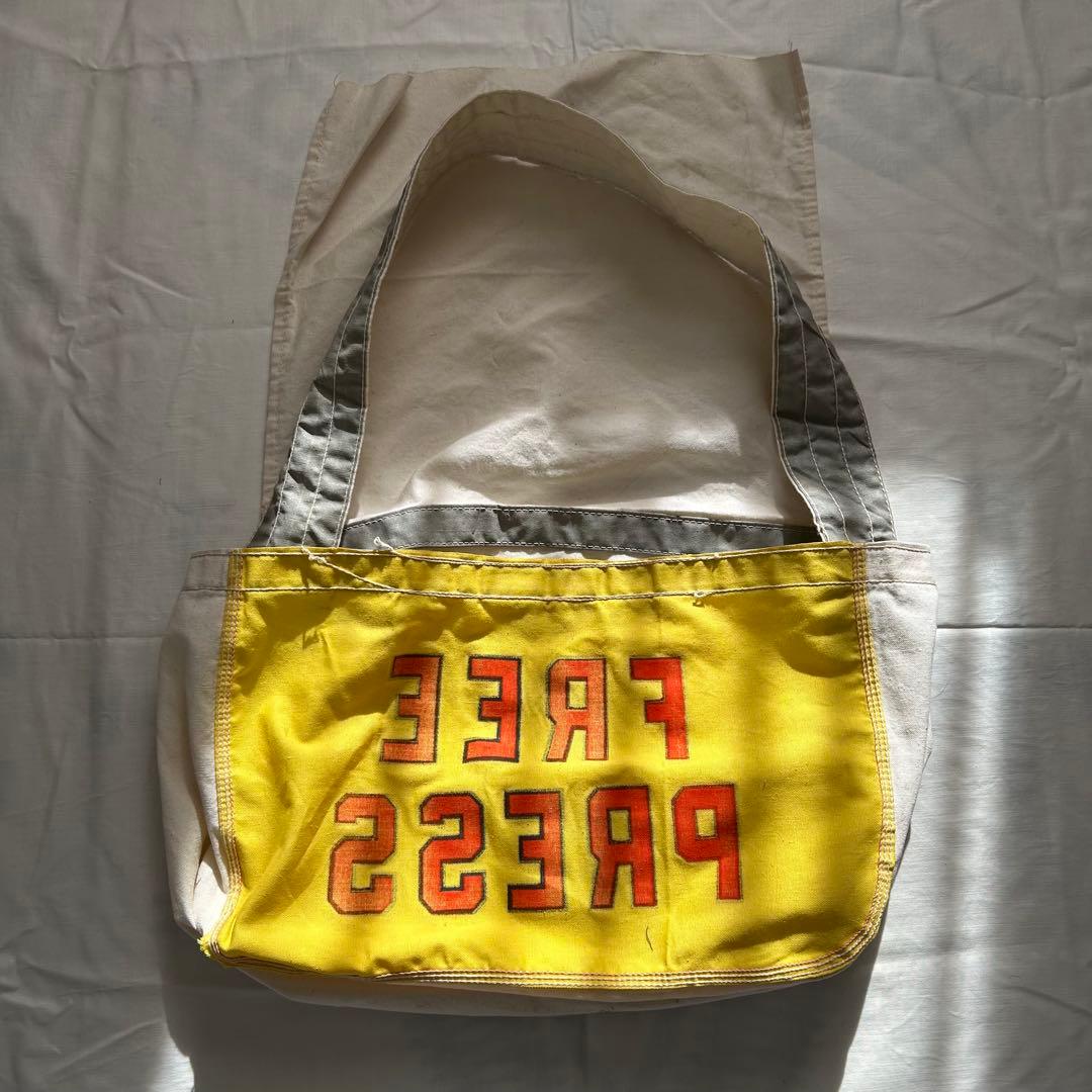 希少 50's 〜 ヴィンテージ ニュースペーパーバッグ USA製 レアカラー