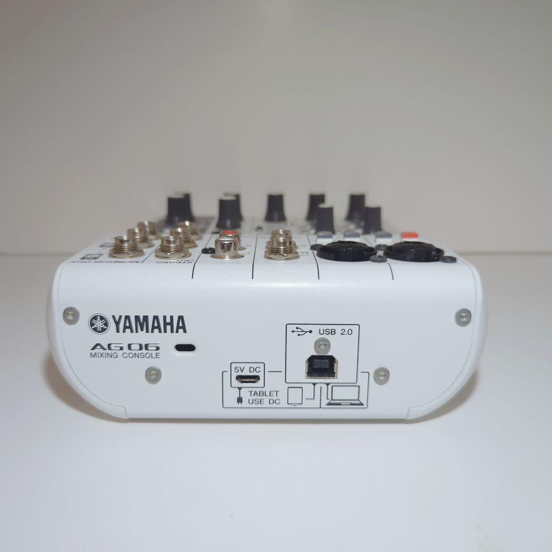 YAMAHA ヤマハ AG 06　AG-06　USB 付き ホワイト 白