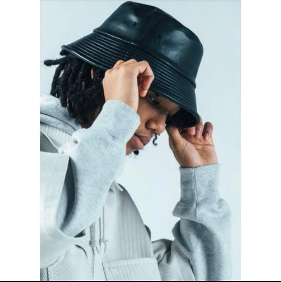 【超美品未使用級】COOTIE レザー　ハット　M