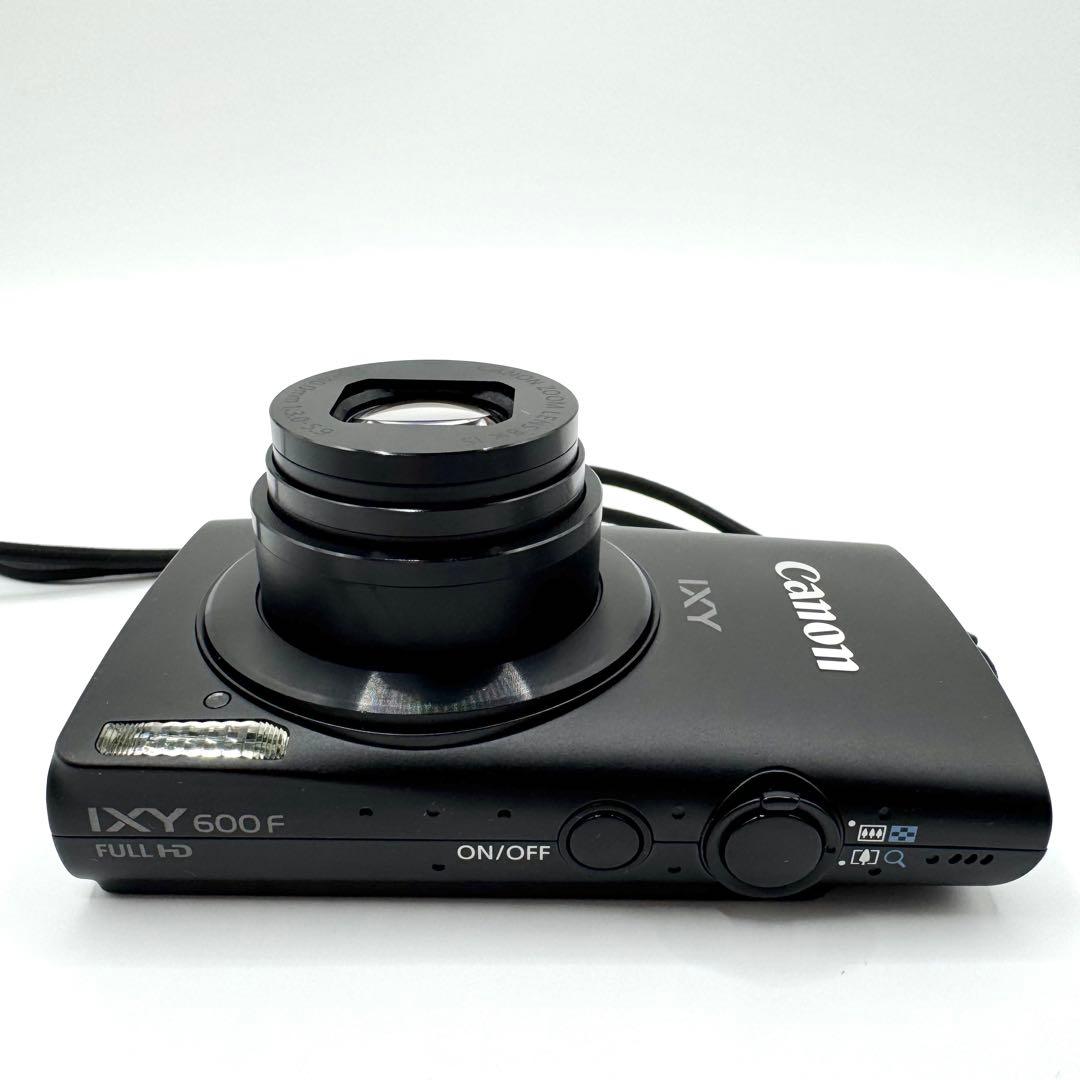 Canon IXY600F コンパクトデジタルカメラ 黒 ブラック コンデジ