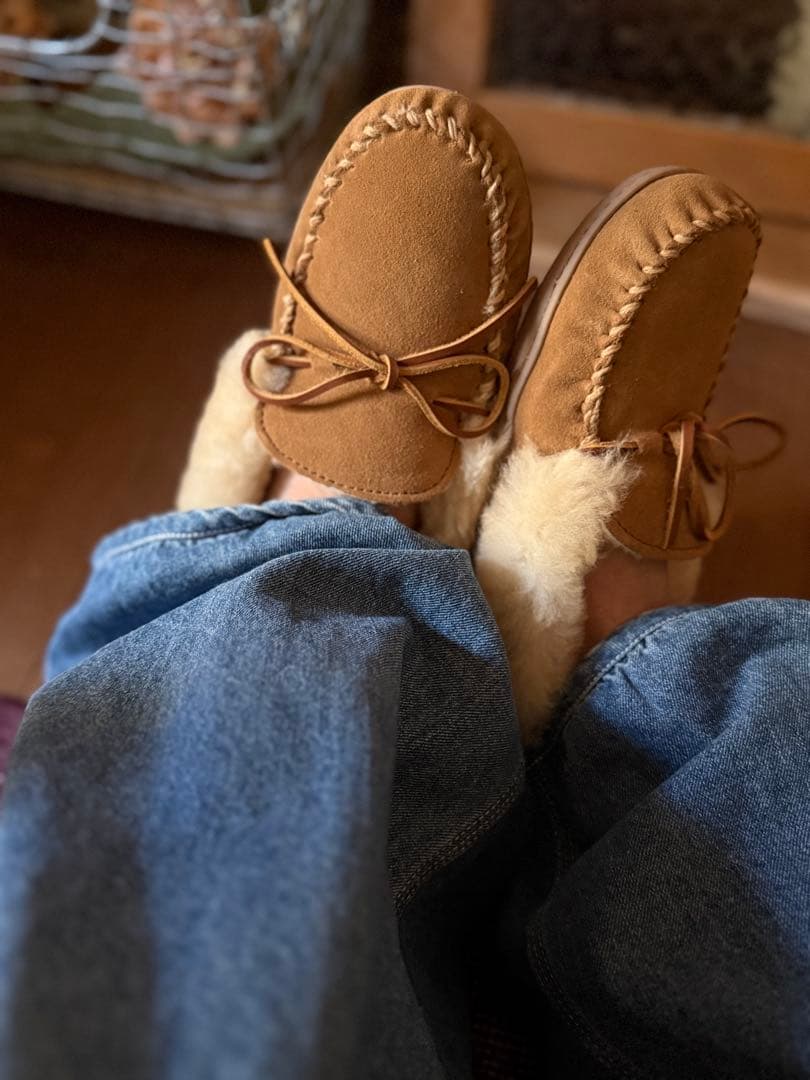 【美品】MINNETONKA　モカシン　ムートンミネトンカ24