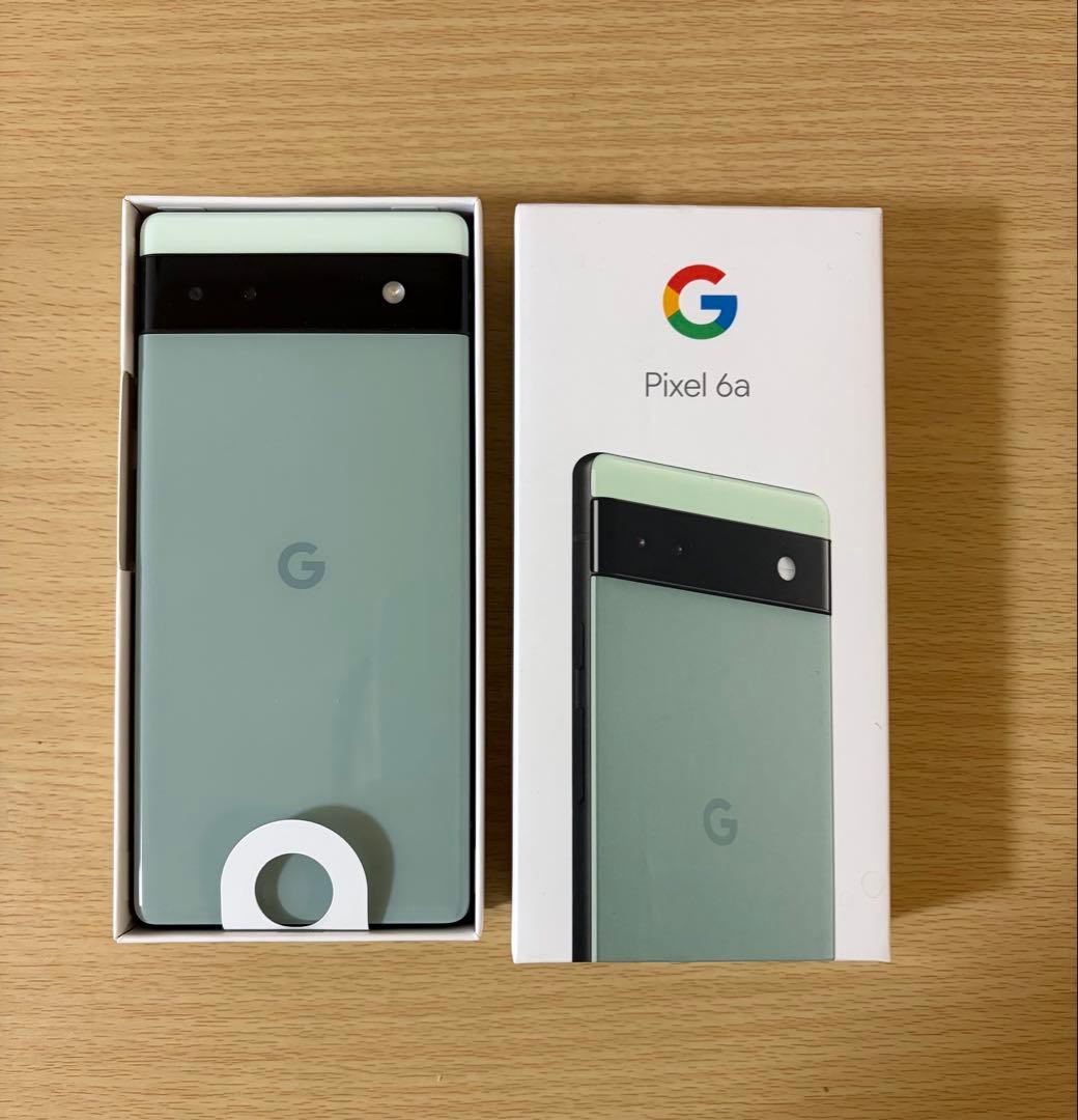 Google Pixel 6a ミントグリーン 本体、付属品全て SIMフリー