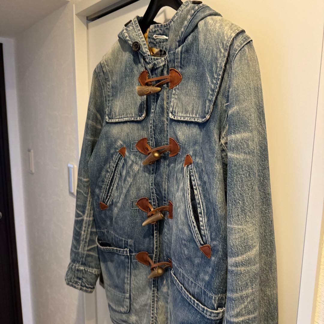 TMT デニム　ダッフルコート