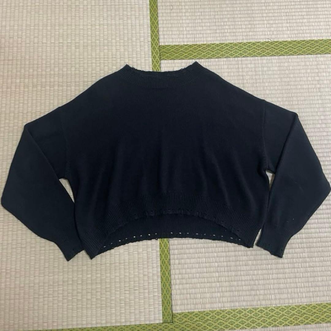 Bare Knuckles クロップド　ニット　セーター