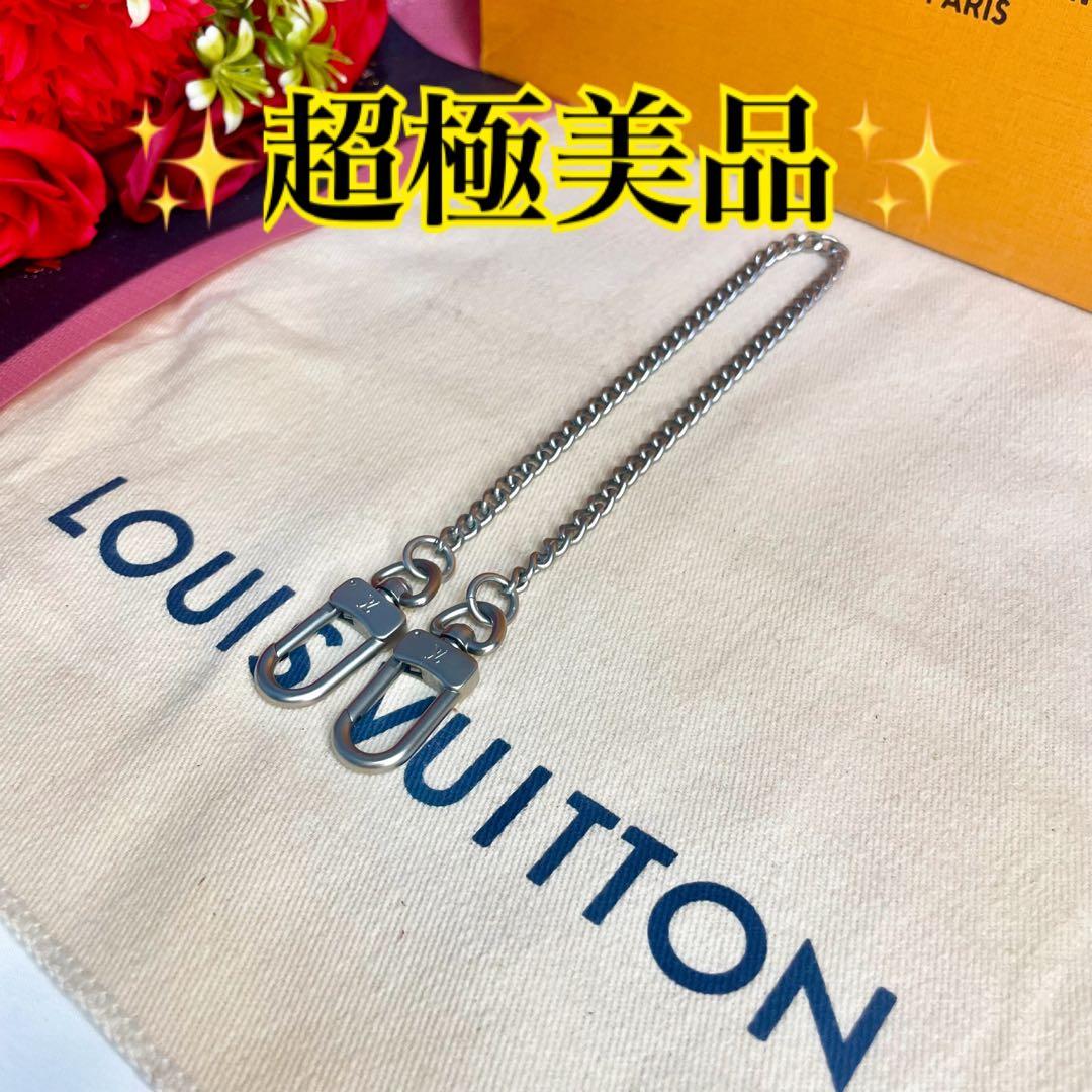 ✨超極美品✨️ シルバーチェーン 希少 ルイ ヴィトン ウォレットチェーン 人気