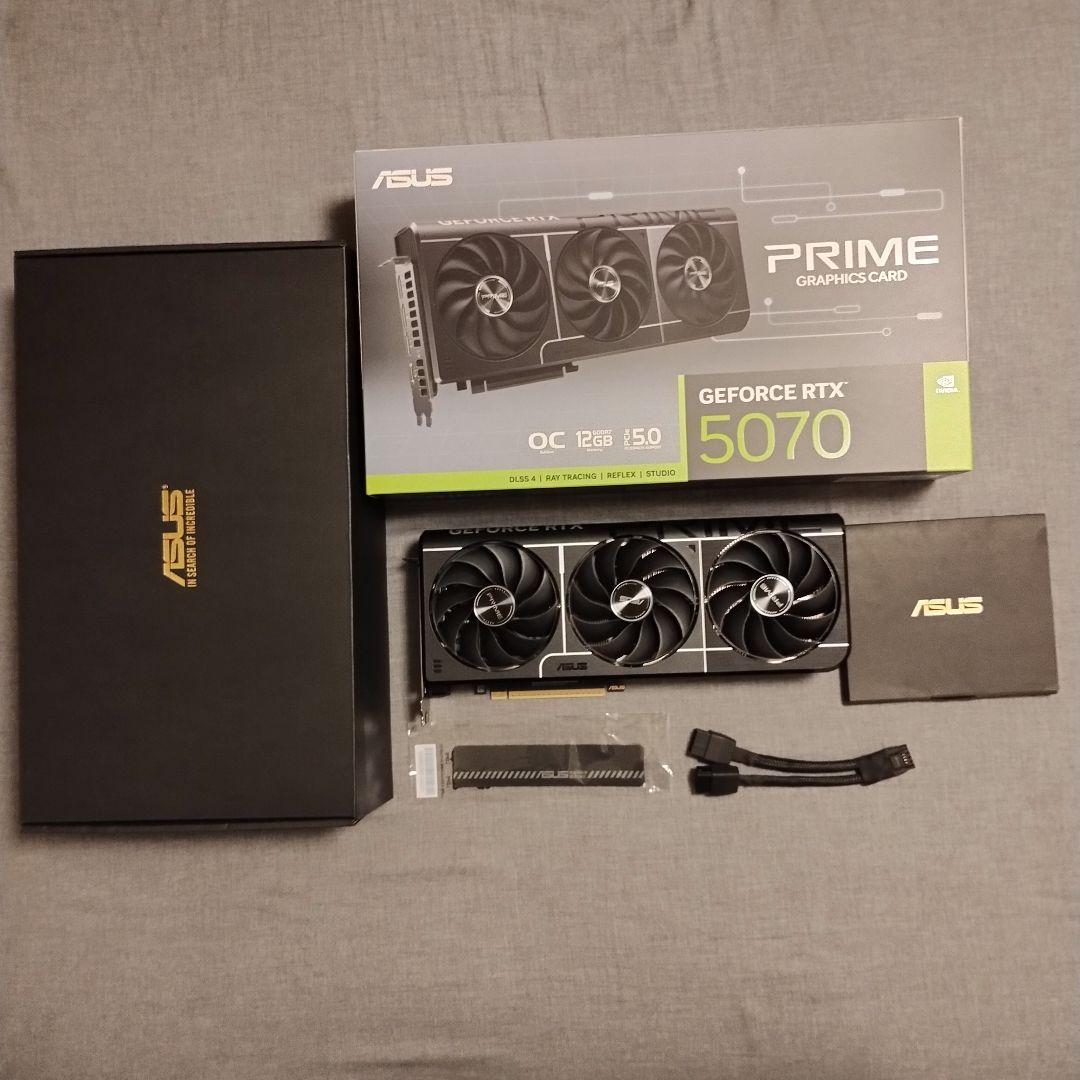 グラフィックボード・グラボ・ビデオカード ASUS PRIME GEFORCE RTX 5070 OC 12GB