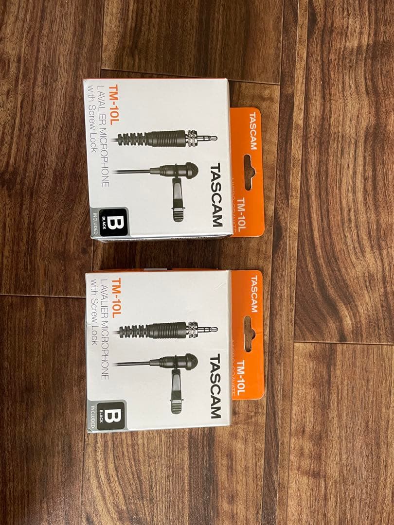 TASCAM(タスカム)TM-10LB ラベリアマイクロホン 2個セット