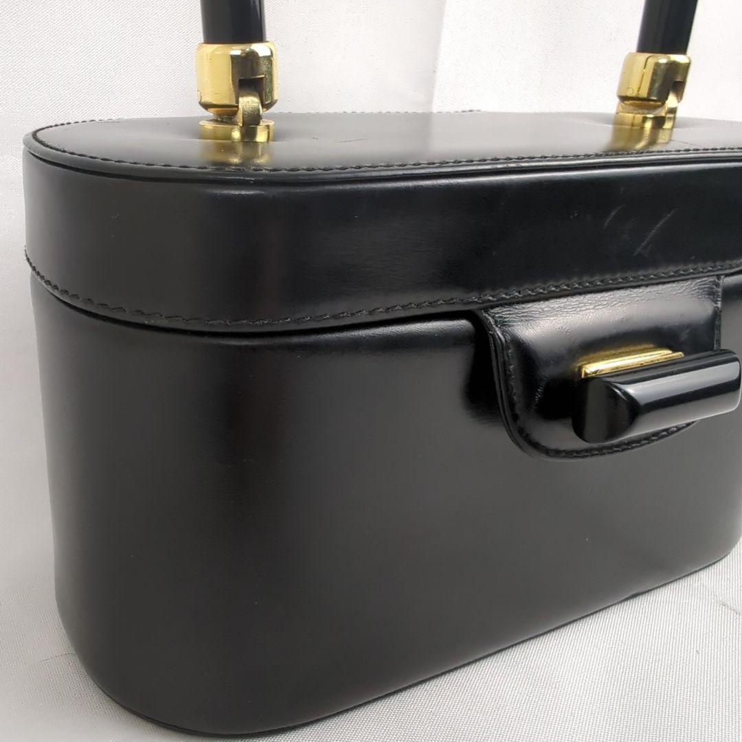 GUCCI グッチ バニティ バッグ ハンドバッグ プラハンドル ターンロック