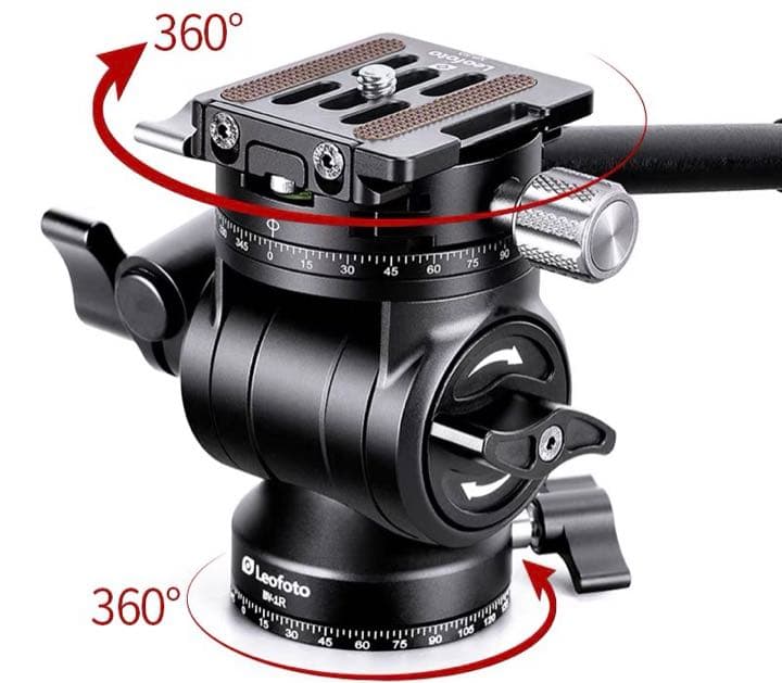 S*O様 LeofotoレオフォトBV-1R 油圧式ビデオ雲台NP-50プレート