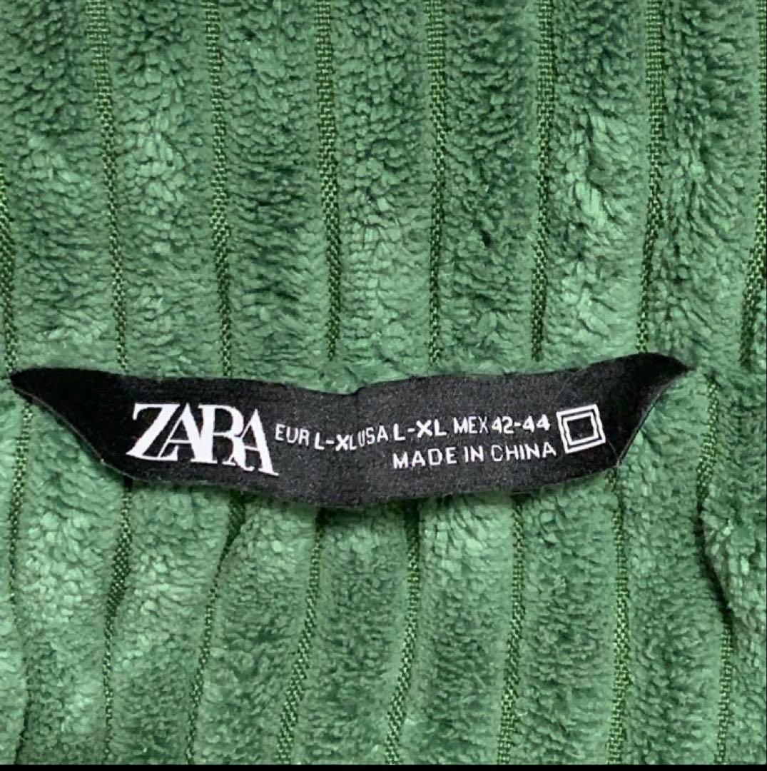 ✨即完売品✨ZARA ザラ　ダウンジャケット　コーデュロイ　パフジャケット　XL