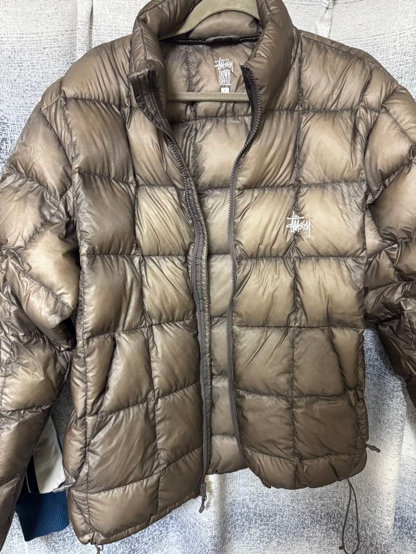 Stussy ダウンジャケット Lサイズ ブラウン