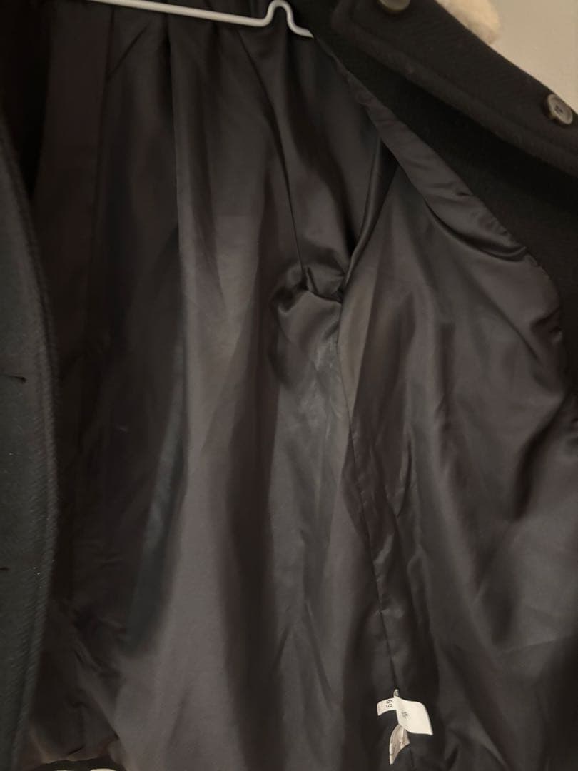 ボアカラーミドルコート　callautia S