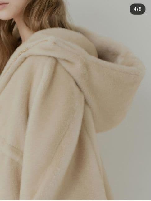 teddy poncho/maison de Dolce.メゾンドドルチェ