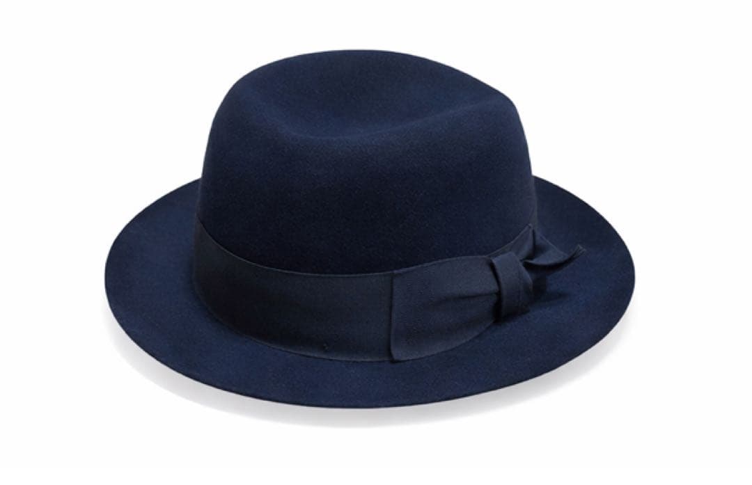 STETSON フェドラハット 紺色　 57 中折れ帽 ステットソン