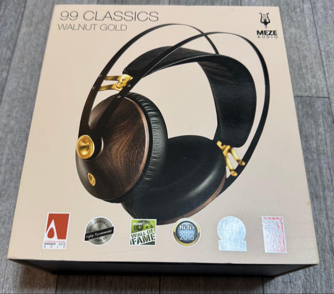 ヘッドホン Meze audio 99 Classics Walnut Gold