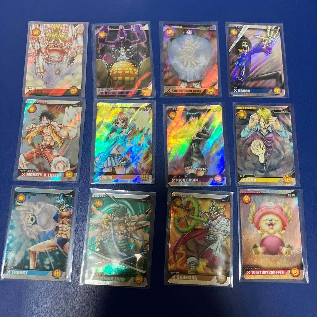 非売品希少　ワンピース ウォンテッドカード ホロ12枚セットキラ　カードダス