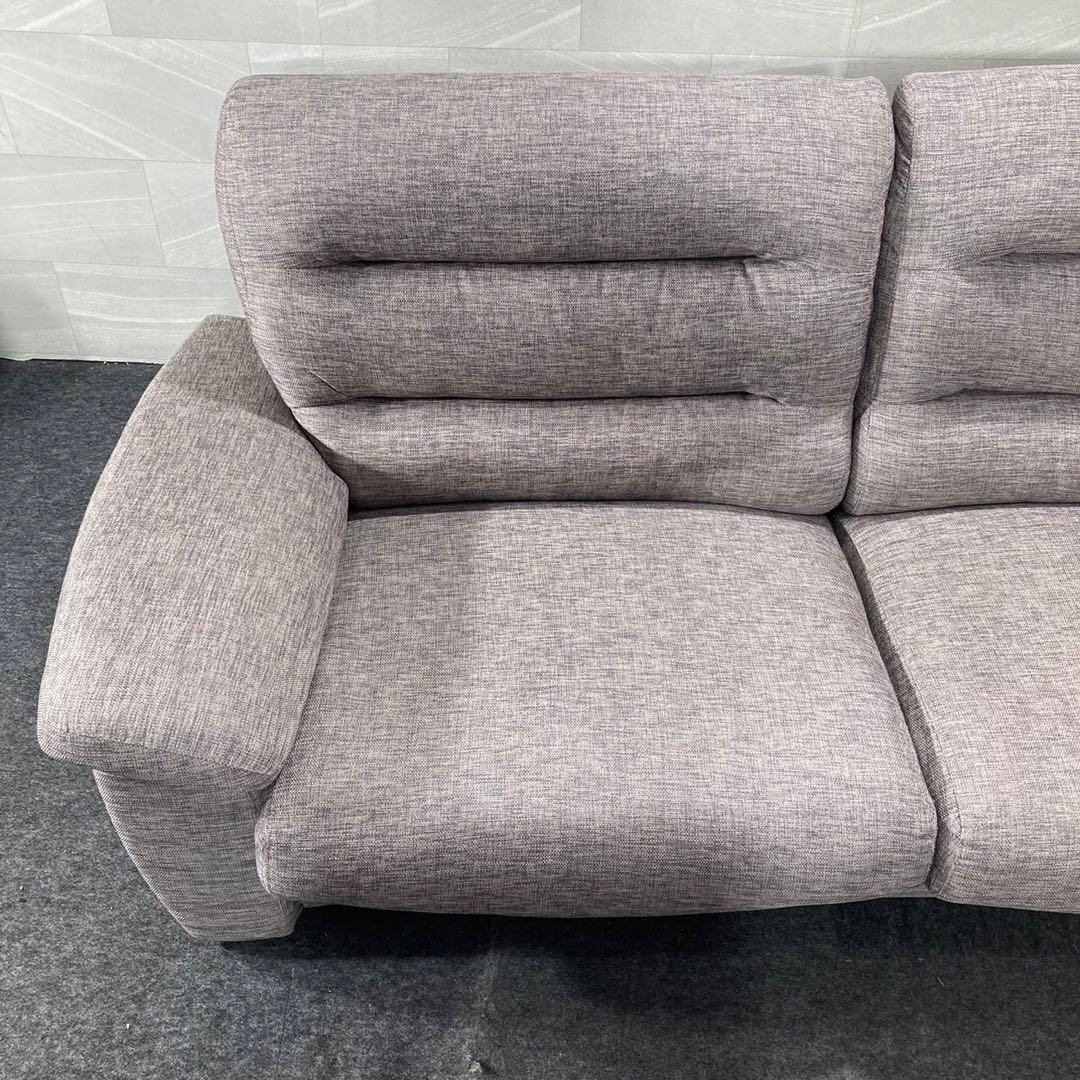 ニトリ ソファ Nポケット 布張り 3人がけ 格安 お買い得 d4893