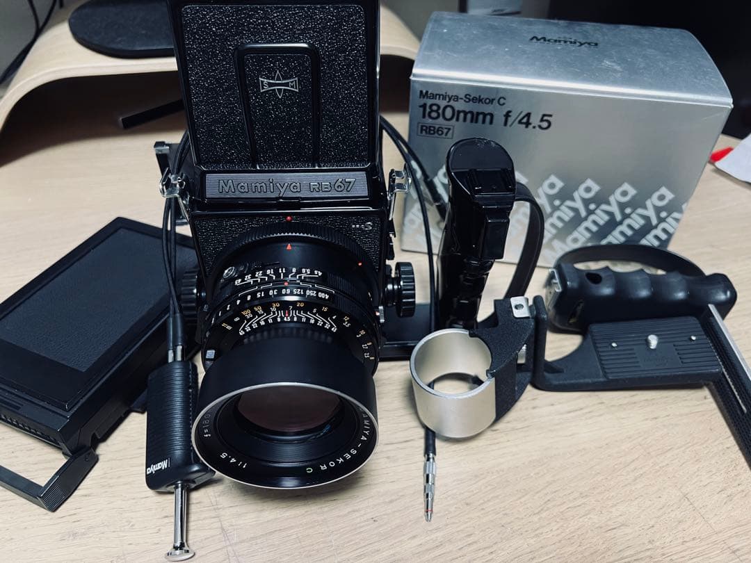 マミヤ Mamiya RB67 PRO S 180mm F4.5 付属品セット
