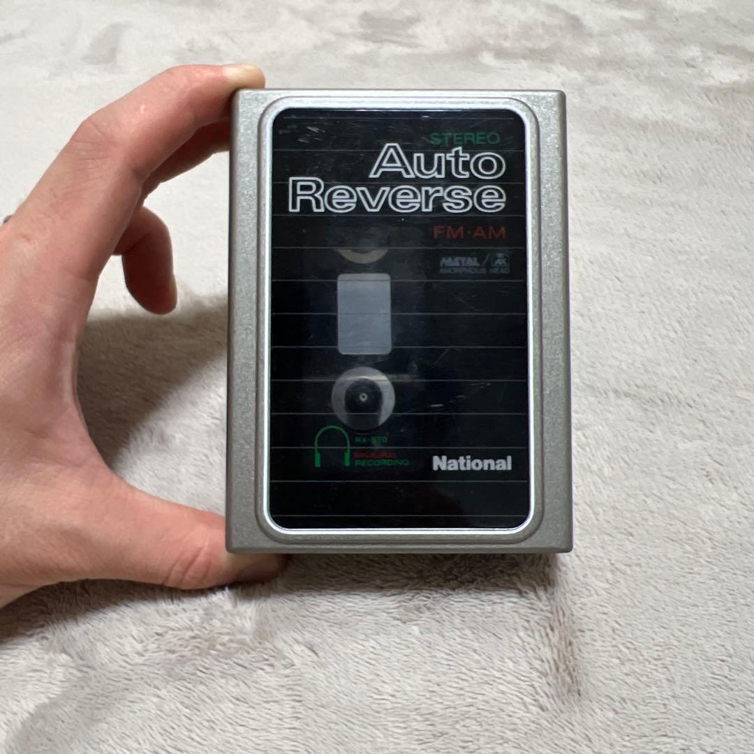 National RX-S70 AUTO REVERSE 通電◎