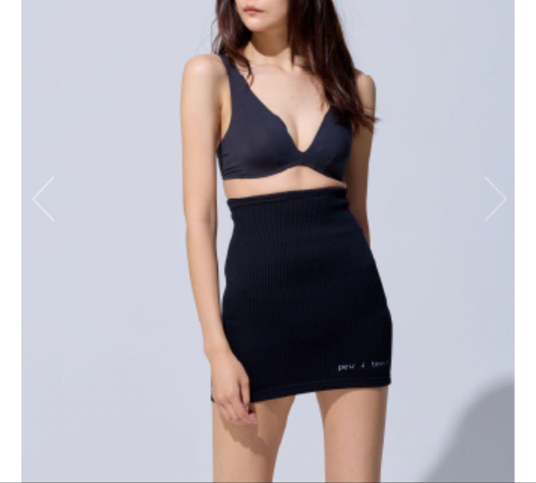 【週末sale✨】peu à beauté ウエストサポーター M ブラック