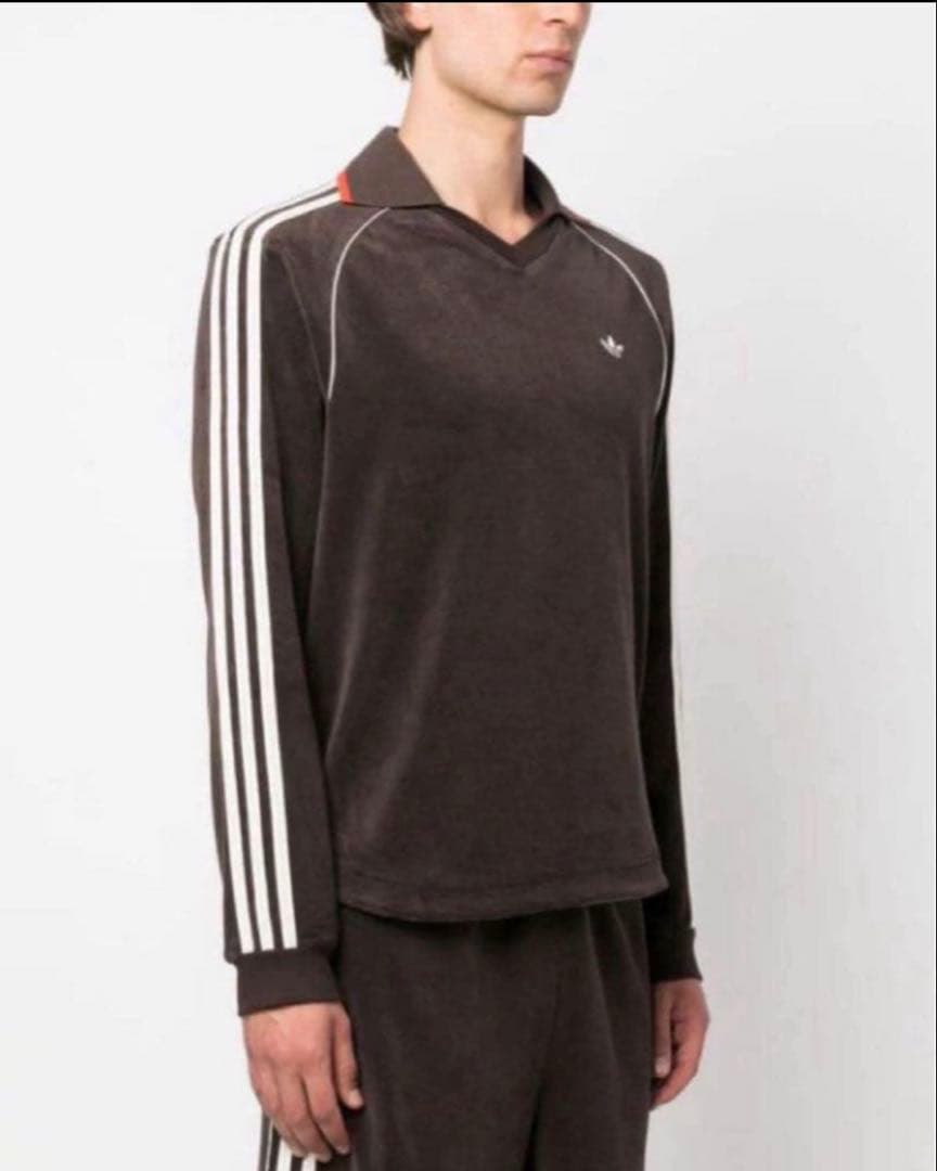 adidas Wales Bonner ブラウン ポロシャツ S