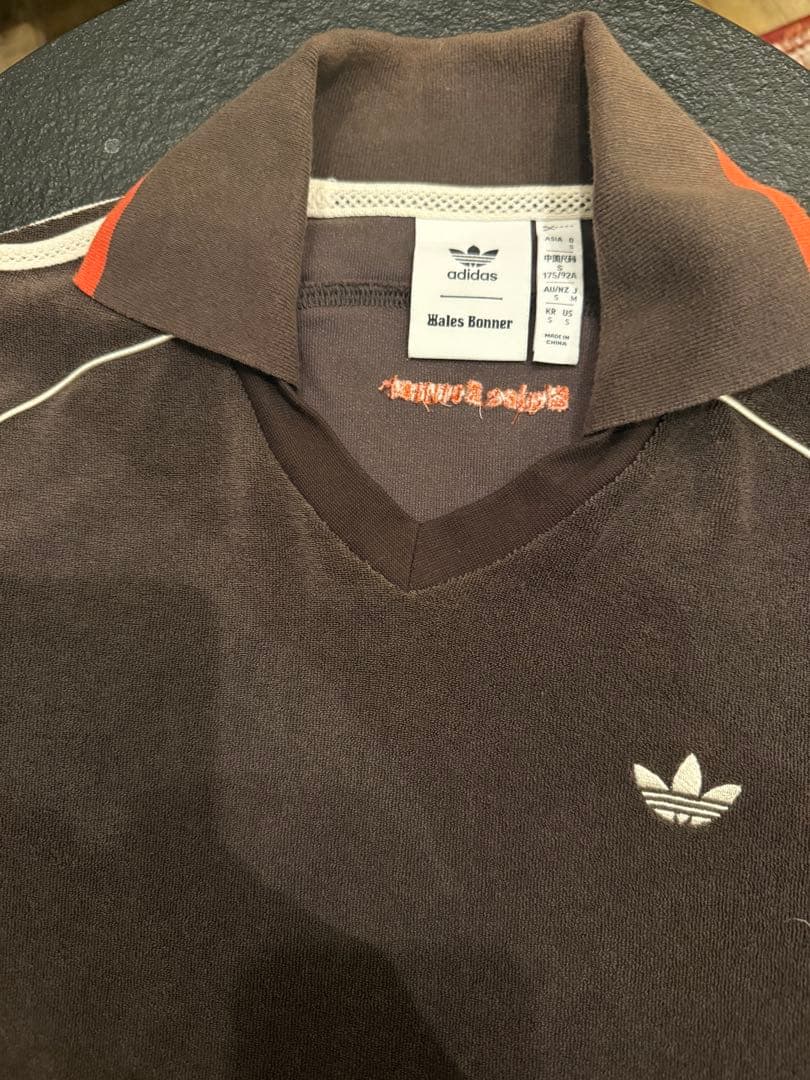 adidas Wales Bonner ブラウン ポロシャツ S