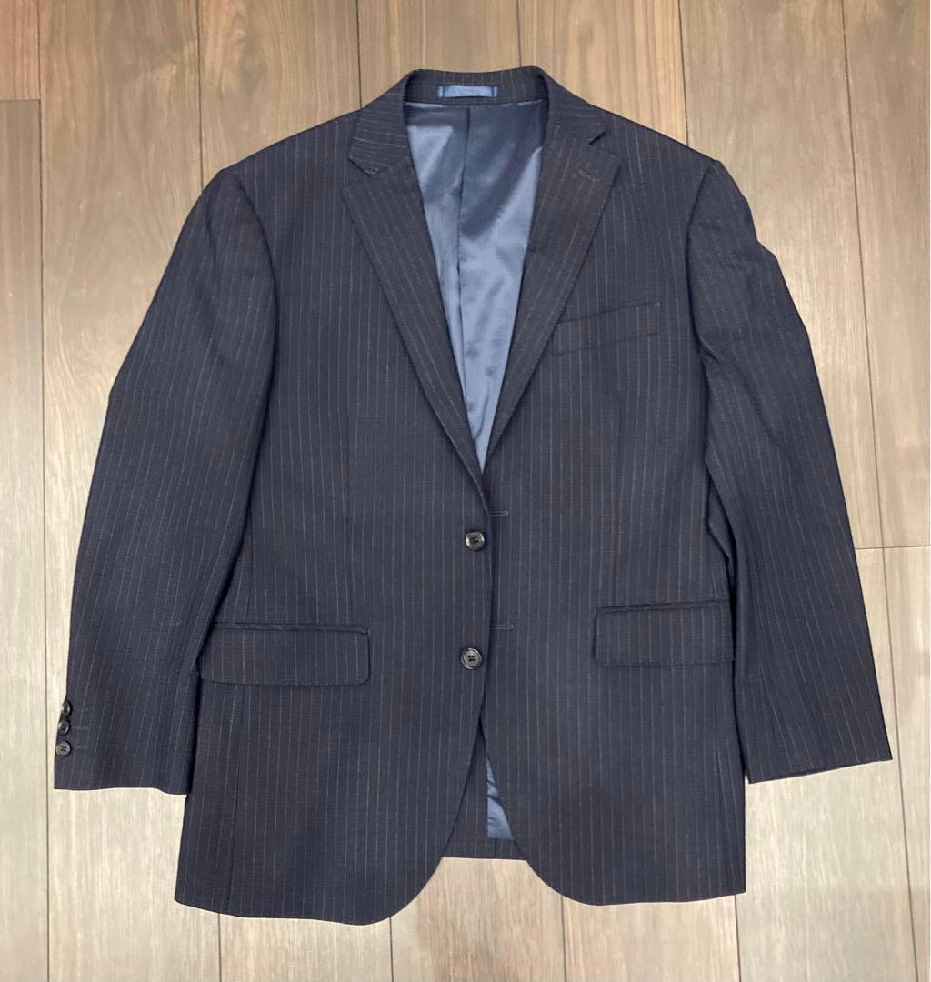 美品 LES MUES AB5 ネイビー 2パンツ メンズ スーツ