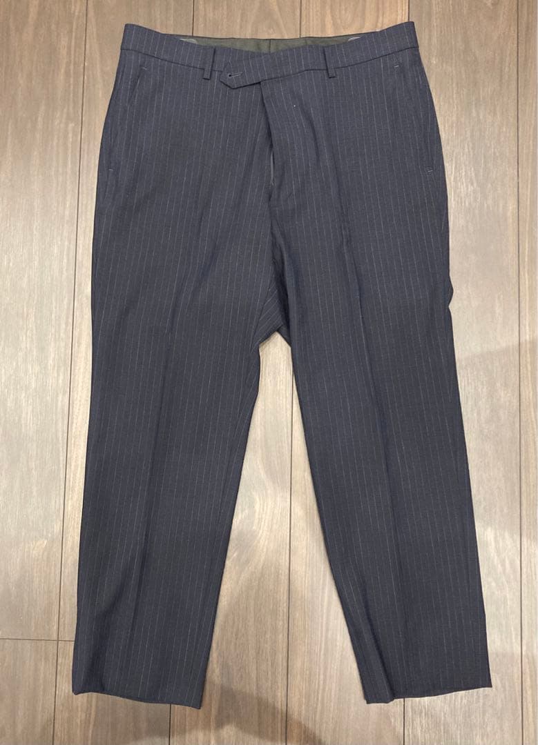 美品 LES MUES AB5 ネイビー 2パンツ メンズ スーツ