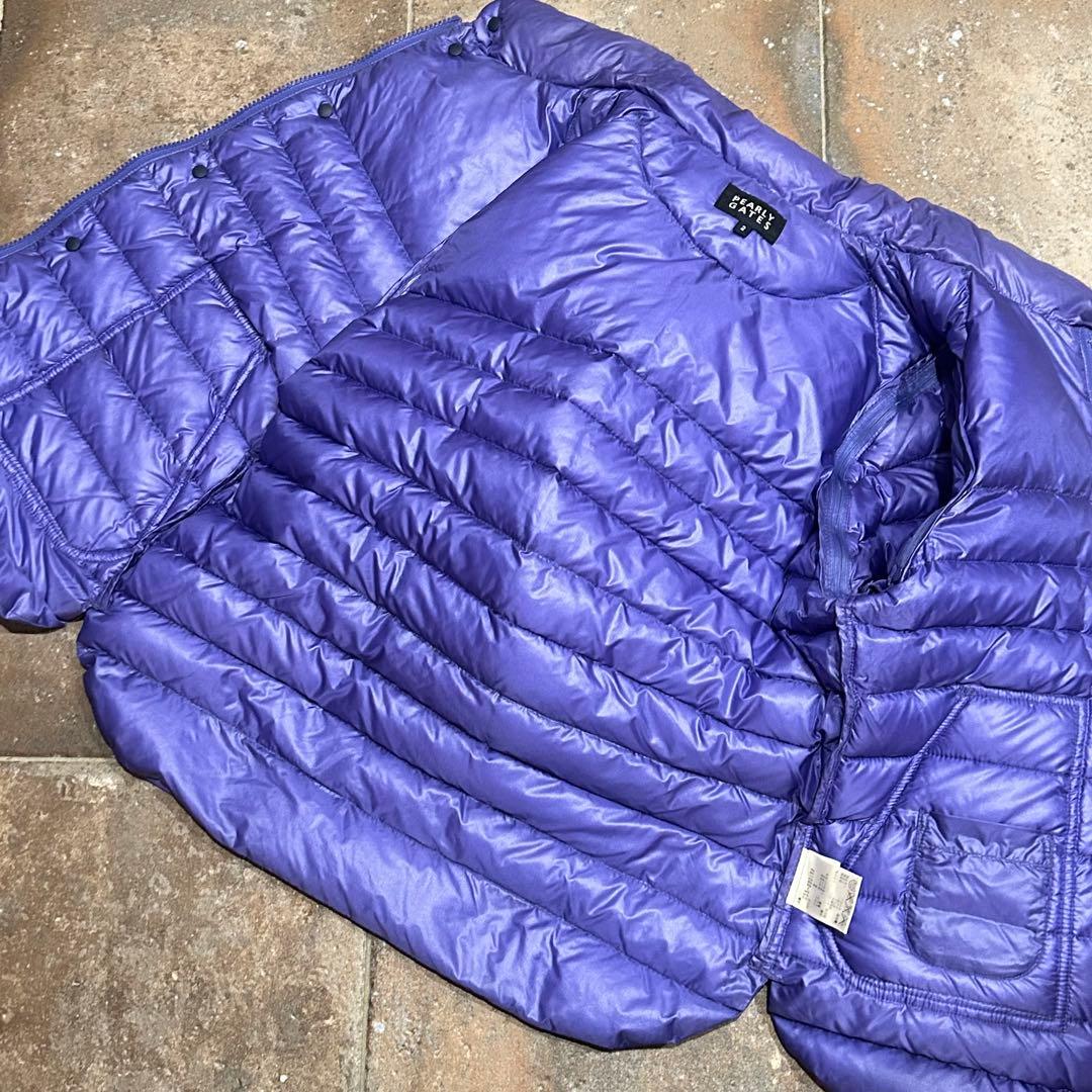PEARLY GATES 2WAYダウンジャケット パープル系 サイズ2