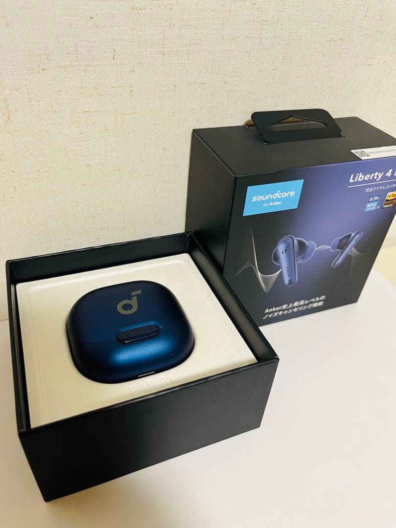 ☆美品★Anker Soundcore Liberty4NC［ネイビー］