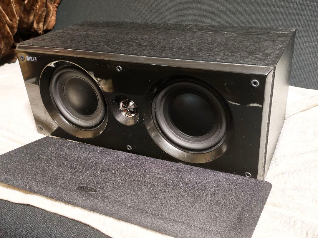 良品 KEF 6LCR LCR ブラック センタースピーカー