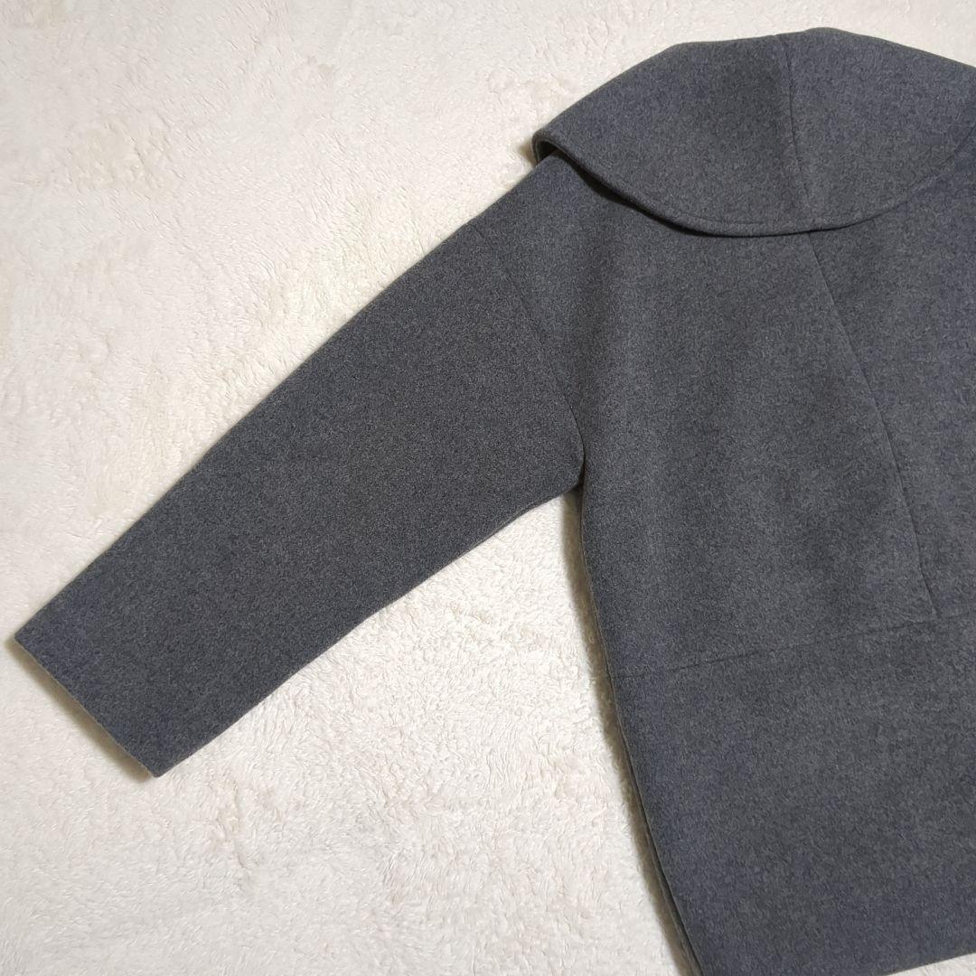 極美品✨アンクレイヴ　撥水プルーフメルトン　ビッグカラーコート　オンワード樫山