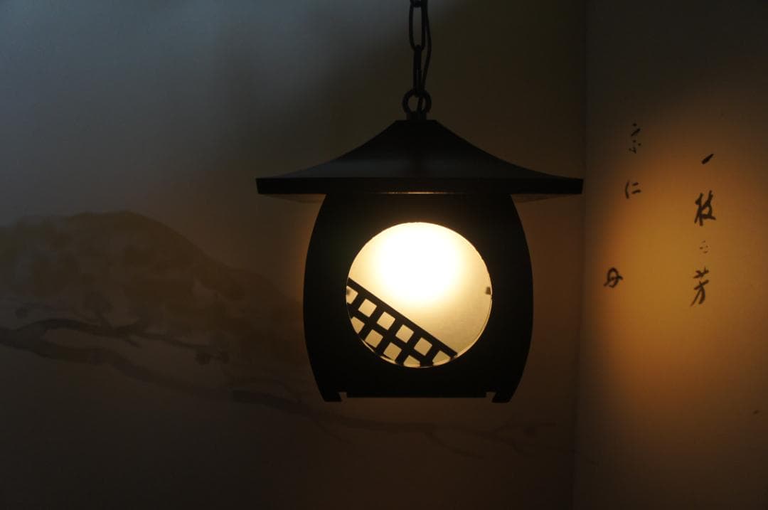 ☆ 灯篭 灯籠 吊り灯篭 照明 チエーン送料込み