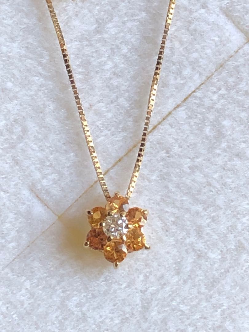 k10PGダイヤモンドネックレス