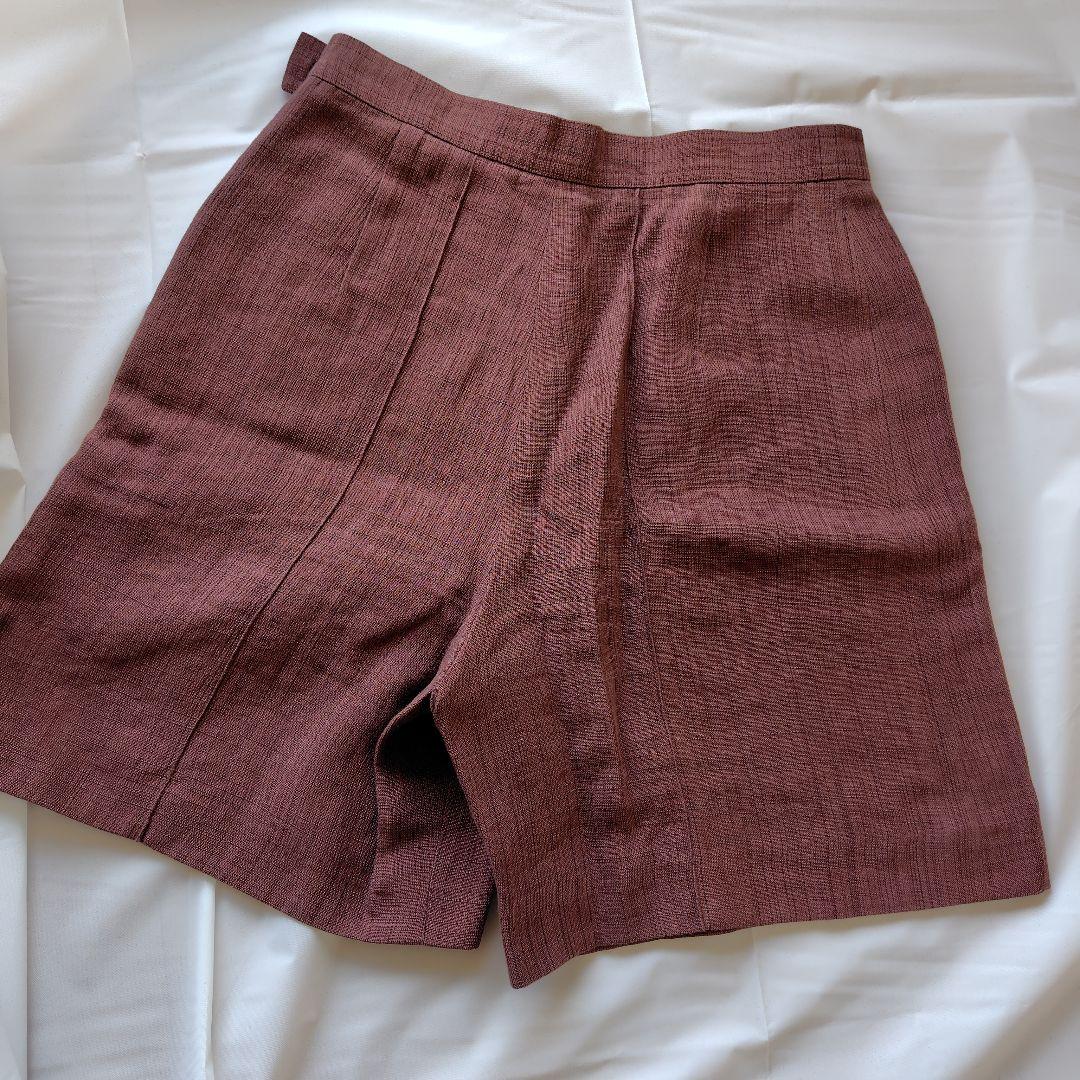 エルメス HERMES　ショートパンツ　麻