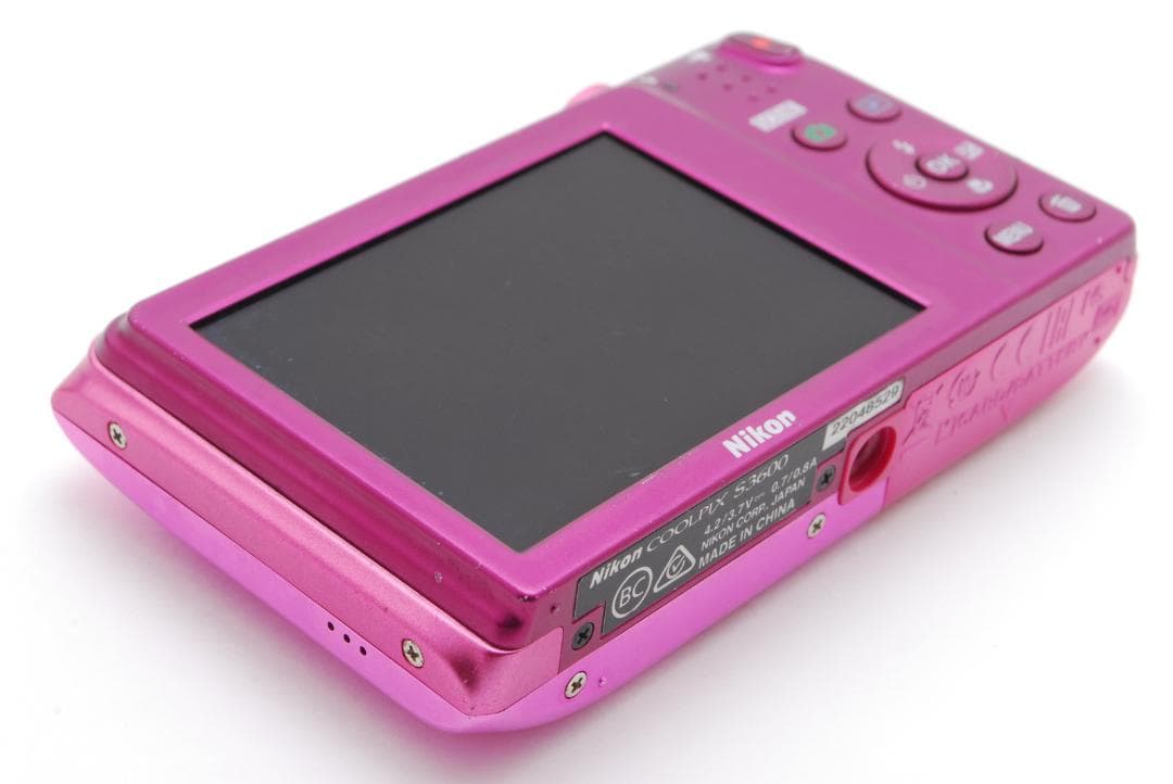 Nikon Coolpix s3600 ピンク 8倍光学ズーム 動作確認済み