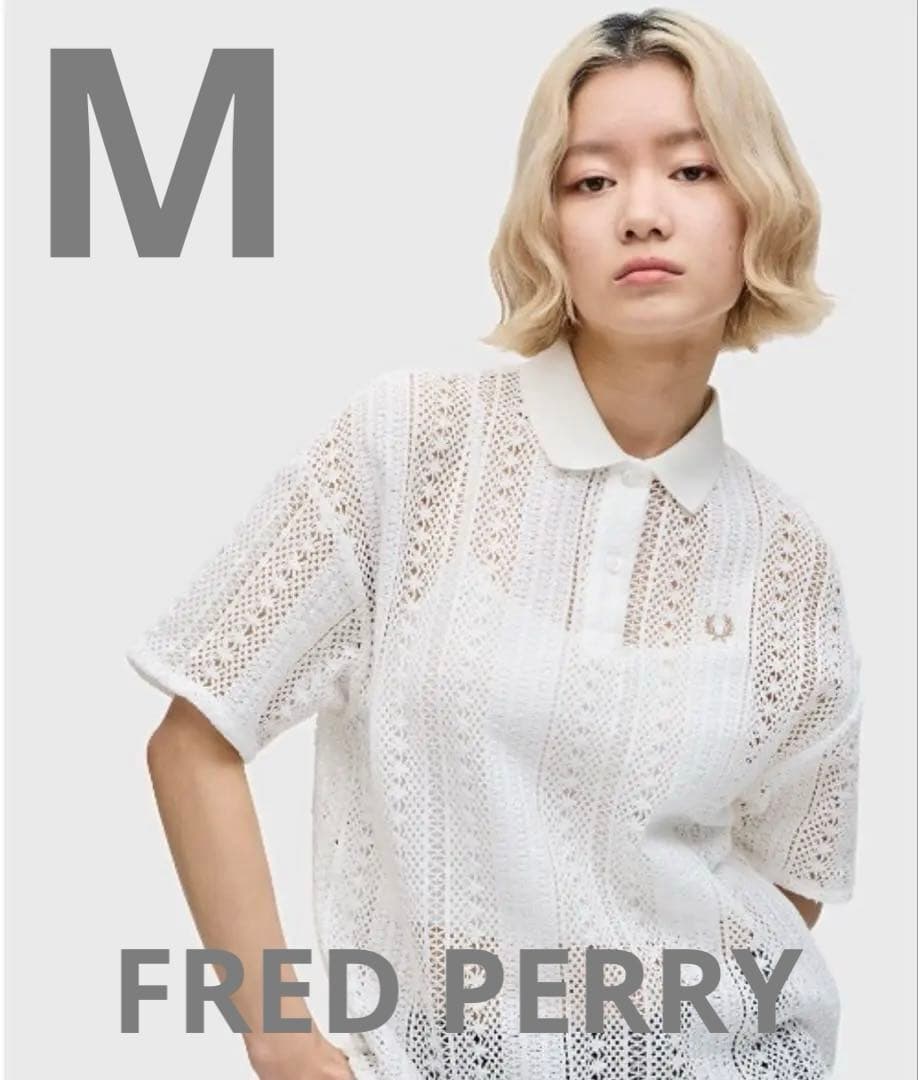 美品　FRED PERRY Lace Polo Shirt(10)