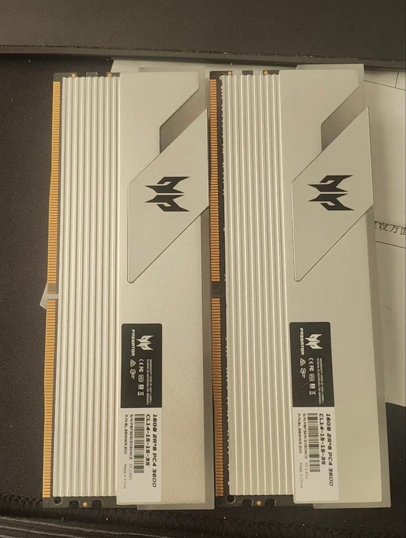 Predator DDR4 3600 32GB (16GB×2) CL14